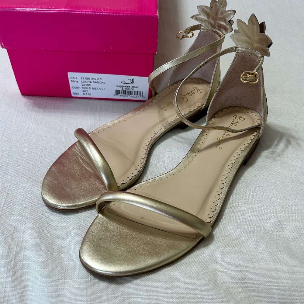 Lilly Pulitzer Pineapple Sandal